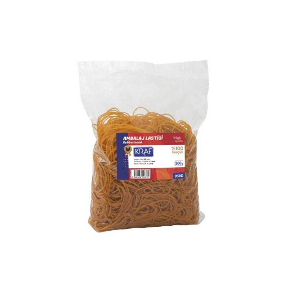 Kraf Ambalaj Lastiği %100 Kauçuk 500 Gr 950G
