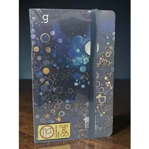 Gıpta Blue Book İp Dikişli Sert Kap. 13x21 cm 96 Yp. Çizgili-Düz Defter