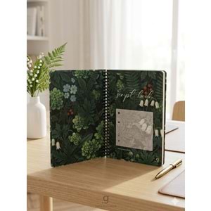 Gıpta Script Book Sprl. Sert Kpk. Defter 17x24 80 Yp. Kareli