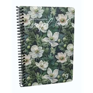 Gıpta Script Book Sprl. Sert Kpk. Defter 17x24 80 Yp. Kareli
