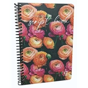Gıpta Script Book Sprl. Sert Kpk. Defter 17x24 80 Yp. Kareli