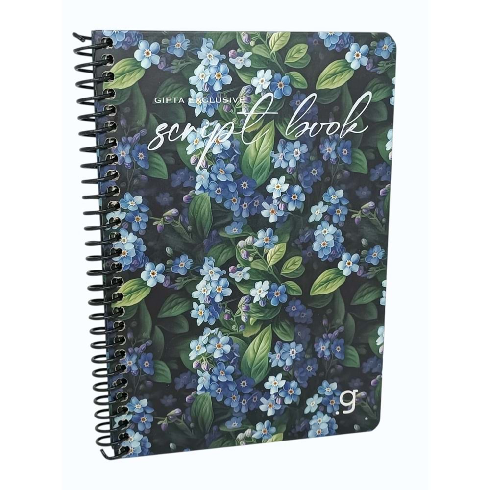Gıpta Script Book Sprl. Sert Kpk. Defter 17x24 80 Yp. Kareli