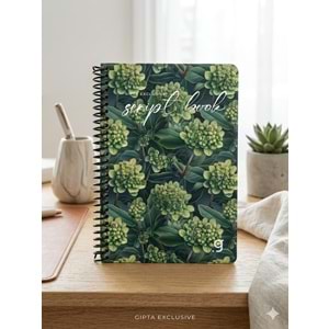 Gıpta Script Book Sprl. Sert Kpk. Defter 17x24 80 Yp. Kareli