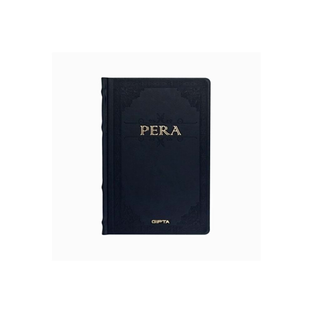 Gıpta Pera İp Dik. Deri Kp. 13x21 cm 120 Yp. Çizgisiz Defter