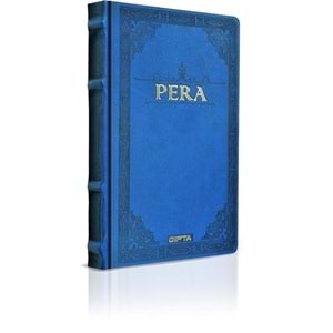 Gıpta Pera İp Dik. Deri Kp. 13x21 cm 120 Yp. Çizgisiz Defter