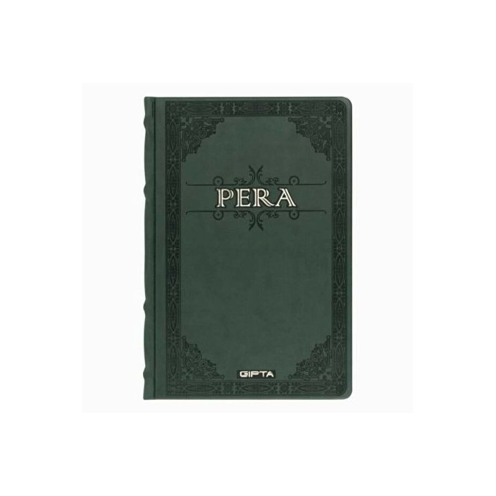 Gıpta Pera İp Dik. Deri Kp. 17x24 cm 160 Yp. Çizgisiz Defter