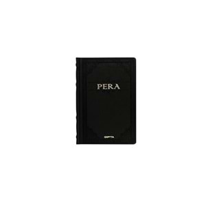 Gıpta Pera İp Dik. Deri Kp. 17x24 cm 160 Yp. Çizgisiz Defter