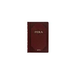 Gıpta Pera İp Dik. Deri Kp. 17x24 cm 160 Yp. Çizgisiz Defter