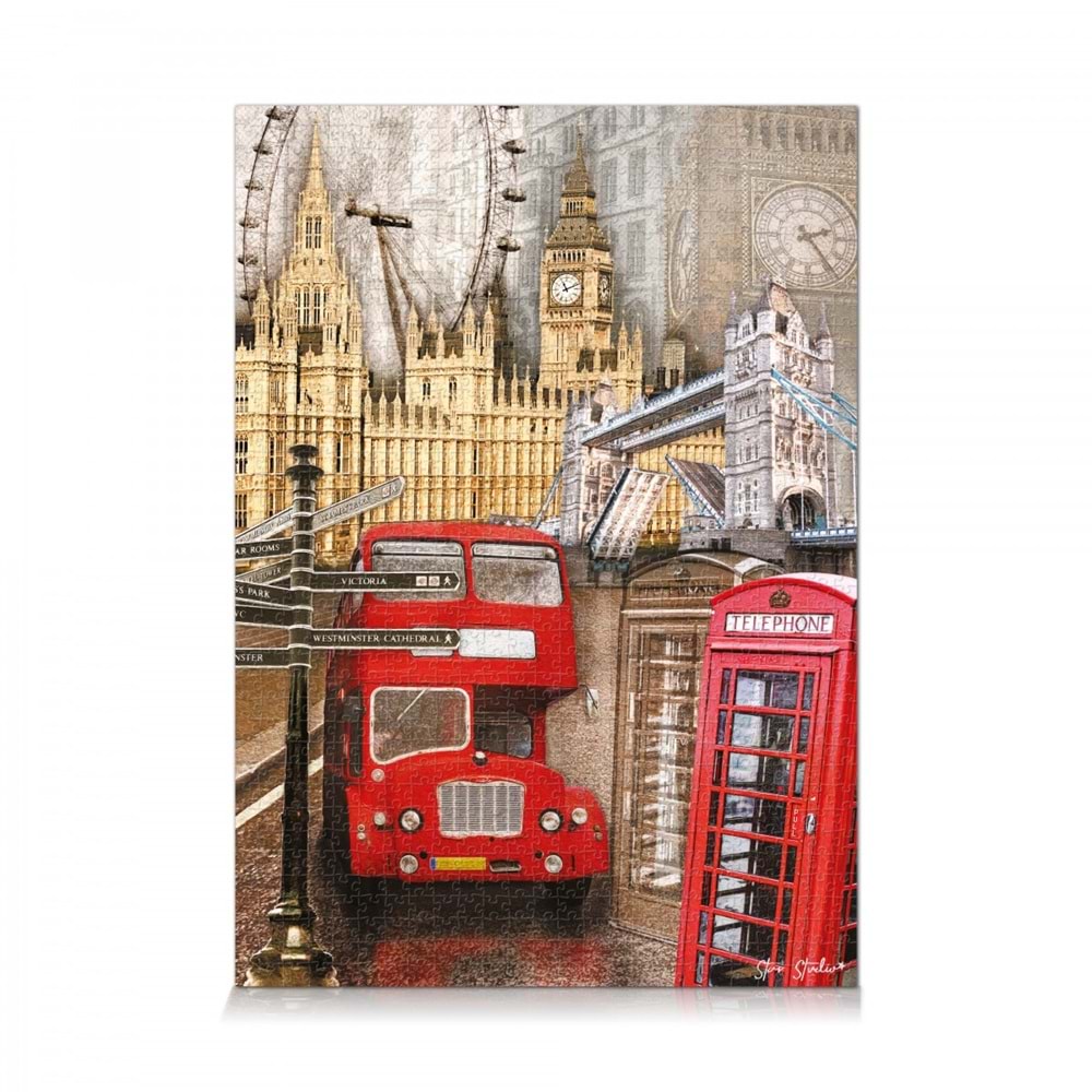 Star Oyun 1000 Parça Londra Puzzle