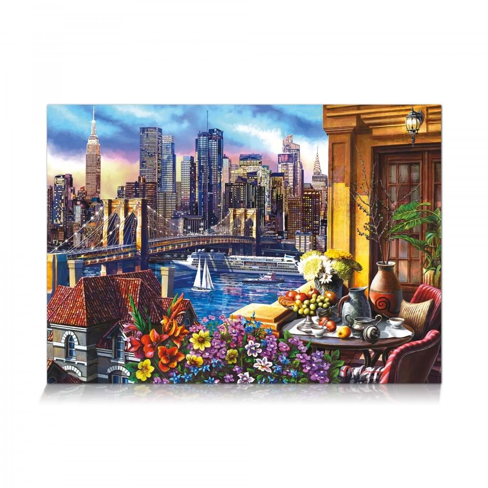Star Oyun 2000 Parça Uyumayan Şehir Brooklyn Puzzle