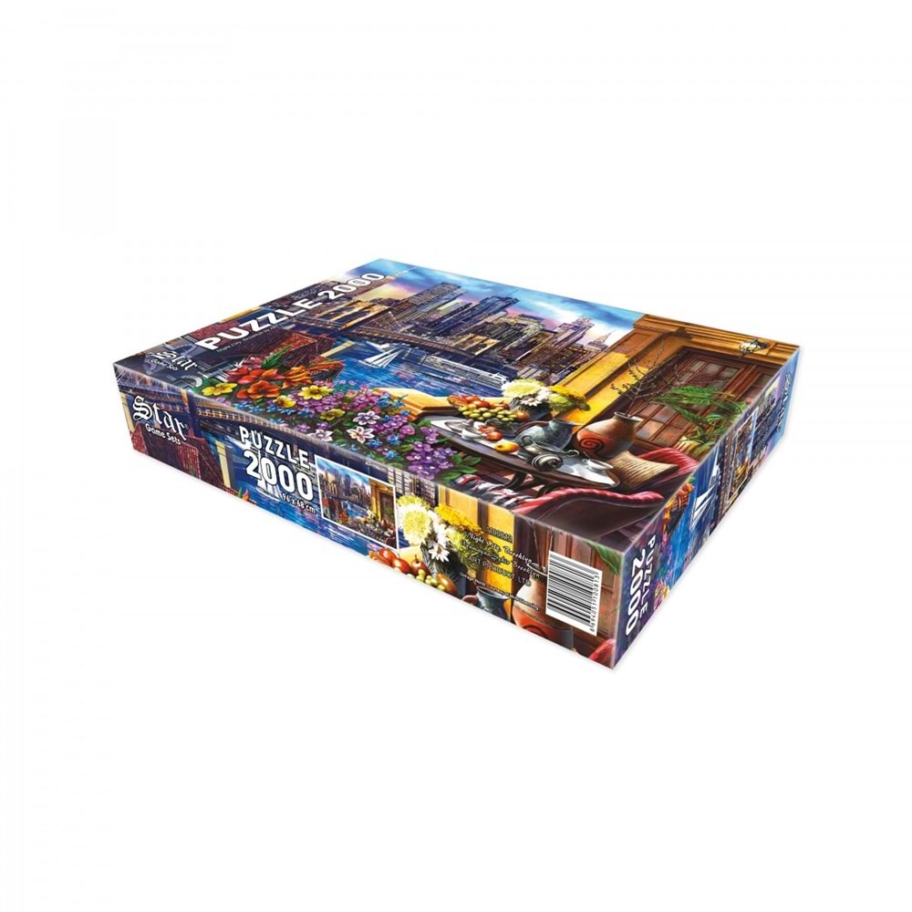 Star Oyun 2000 Parça Uyumayan Şehir Brooklyn Puzzle