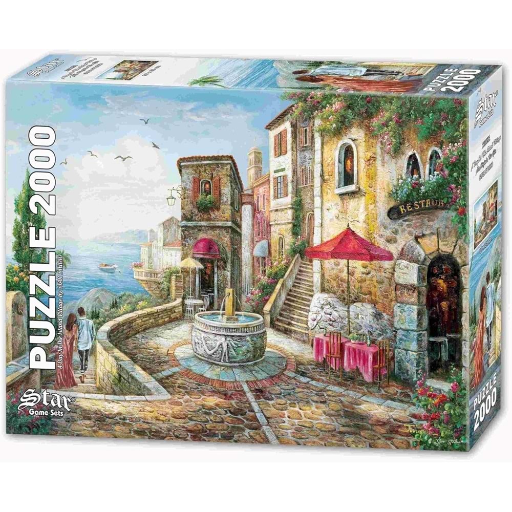 Star Oyun 2000 Parça Ada Köyünde Bir Gün Puzzle