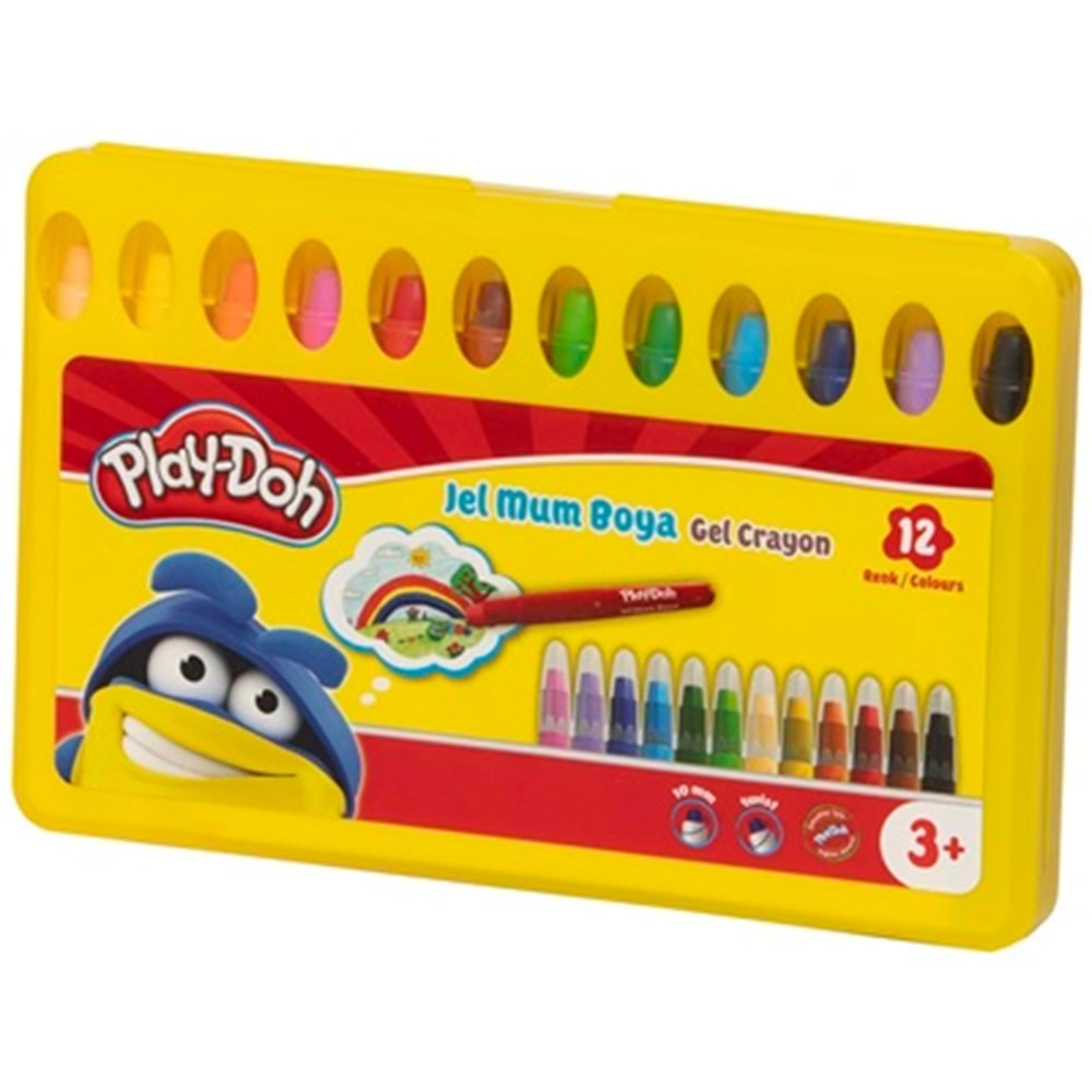 Play-Doh Jel Mum Boya Çevirmeli 12 Renk PLAY-CR014