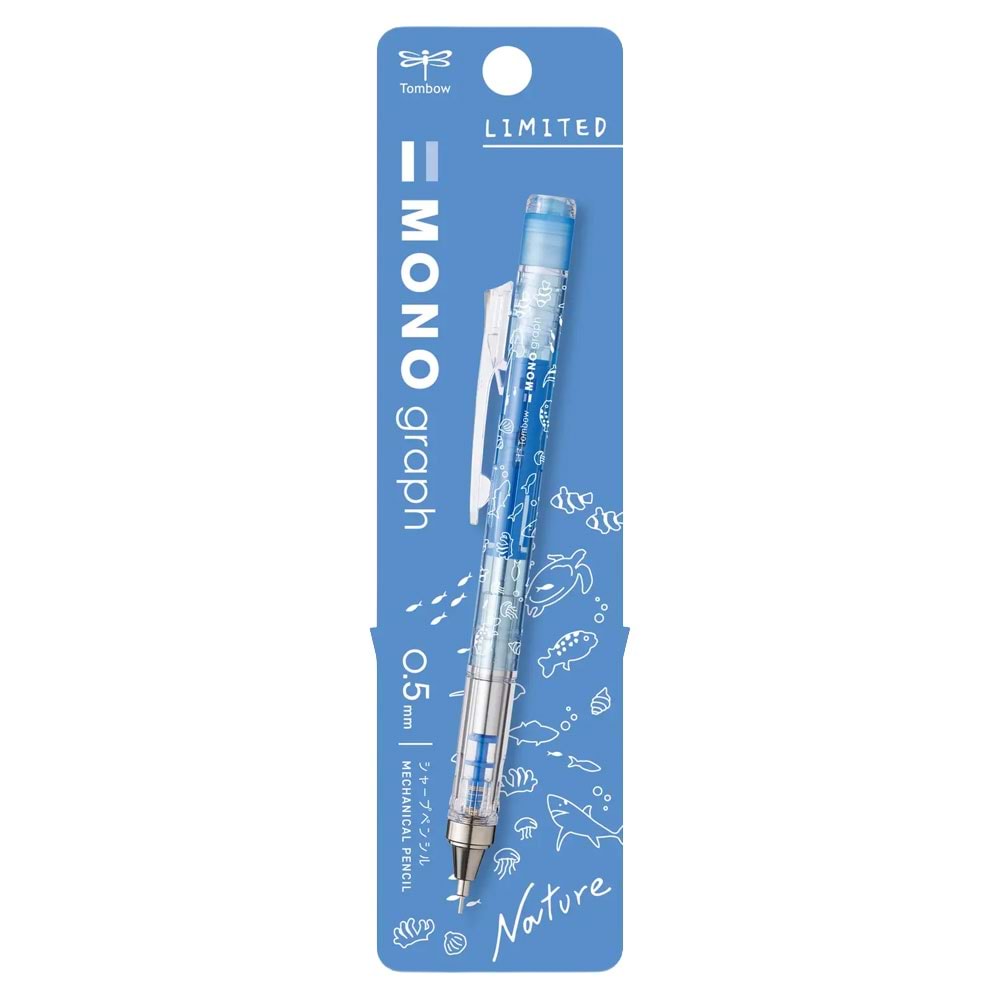 Tombow MONO Graph Nature Mekanik Kurşun Kalem 0,5 mm Ocean