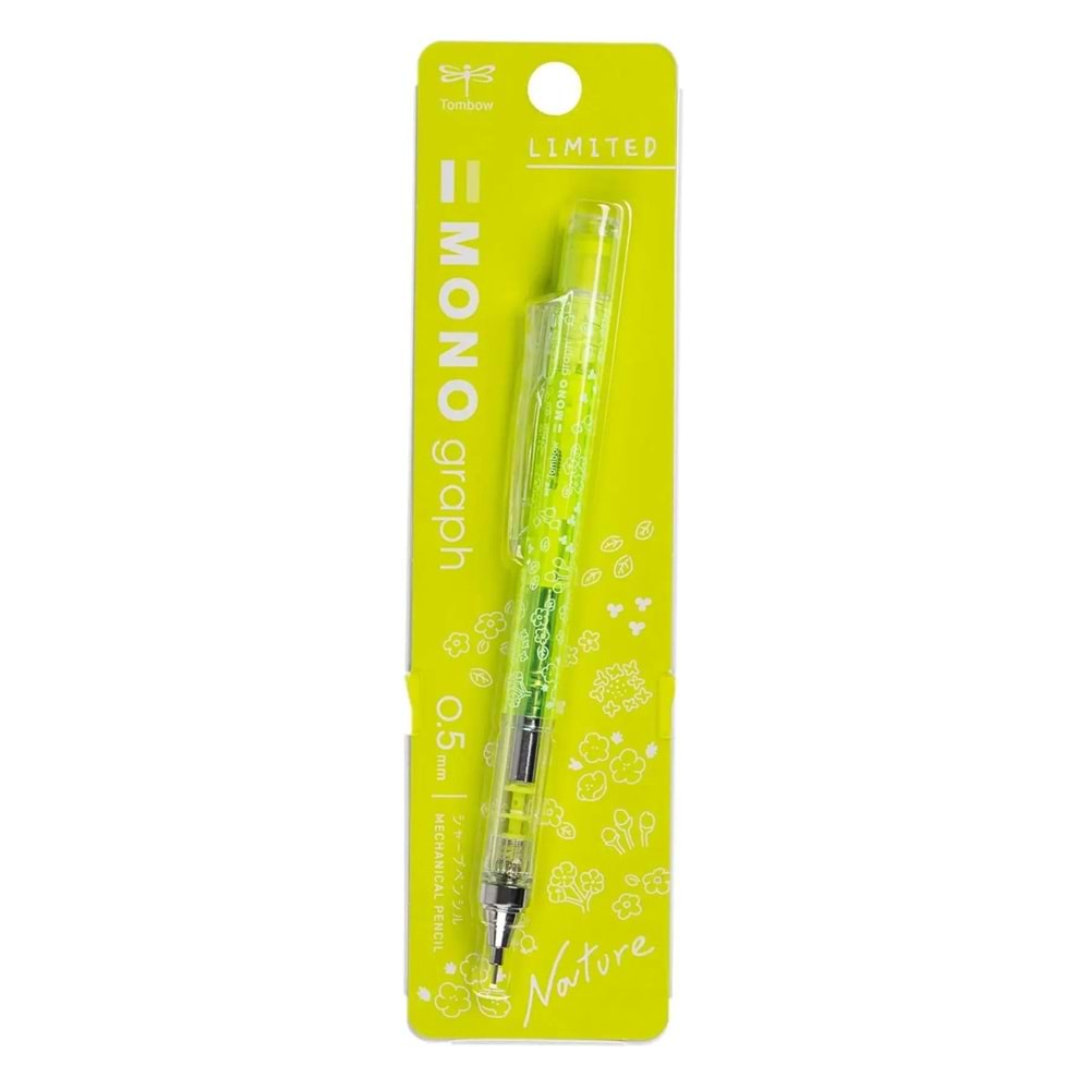 Tombow MONO Graph Nature Mekanik Kurşun Kalem 0,5 mm Botanical