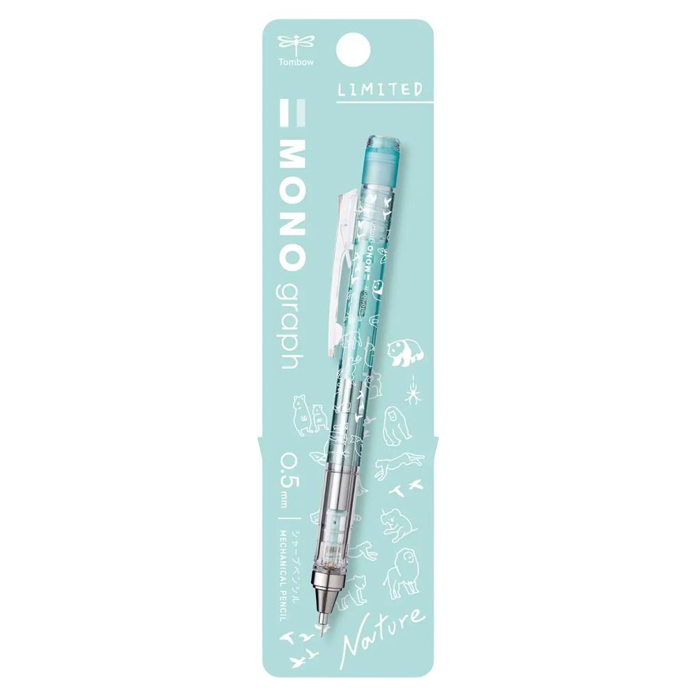 Tombow MONO Graph Nature Mekanik Kurşun Kalem 0,5 mm Animal