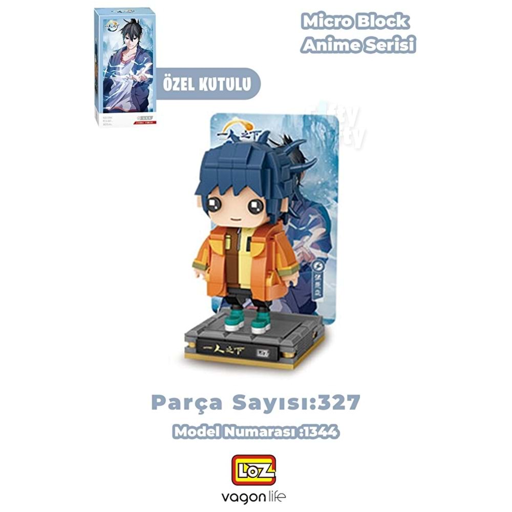 Anime Figür Blok Oyuncak 1344 (327 Parça)