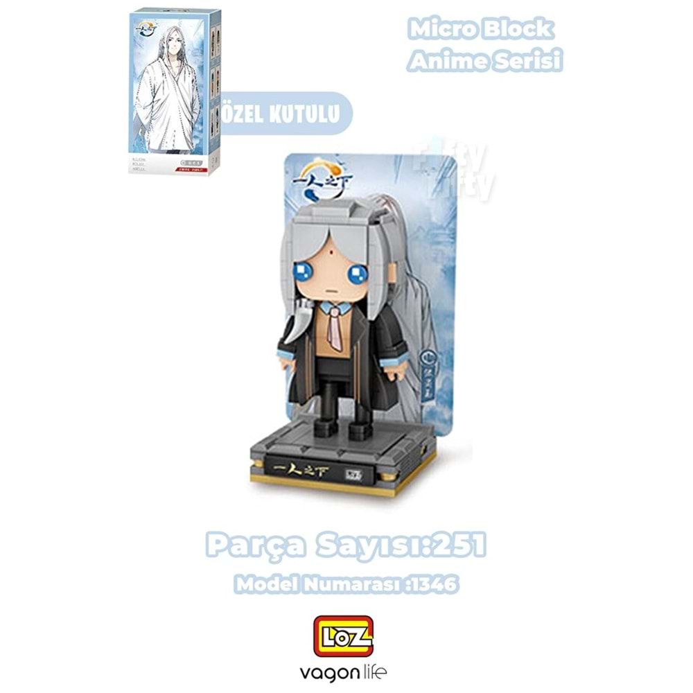 Anime Figür Blok Oyuncak 1346 (251 Parça)