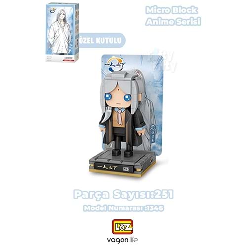 Anime Figür Blok Oyuncak 1346 (251 Parça)