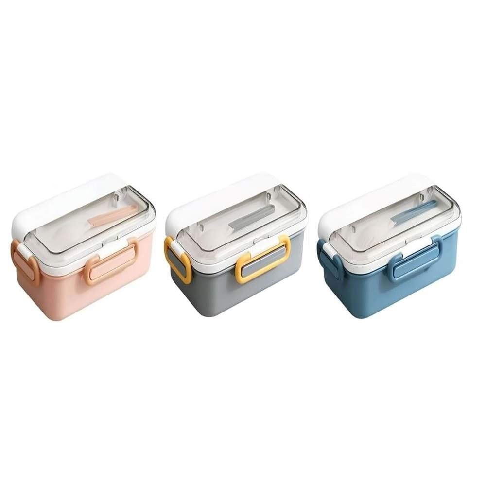 Vagonlife Karma Renk 2 Bölmeli Paslanmaz Çelik Lunch Box 900 ml. VGN-588