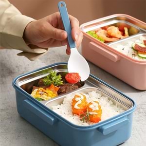 Vagonlife Karma Renk 2 Bölmeli Paslanmaz Çelik Lunch Box 900 ml. VGN-588