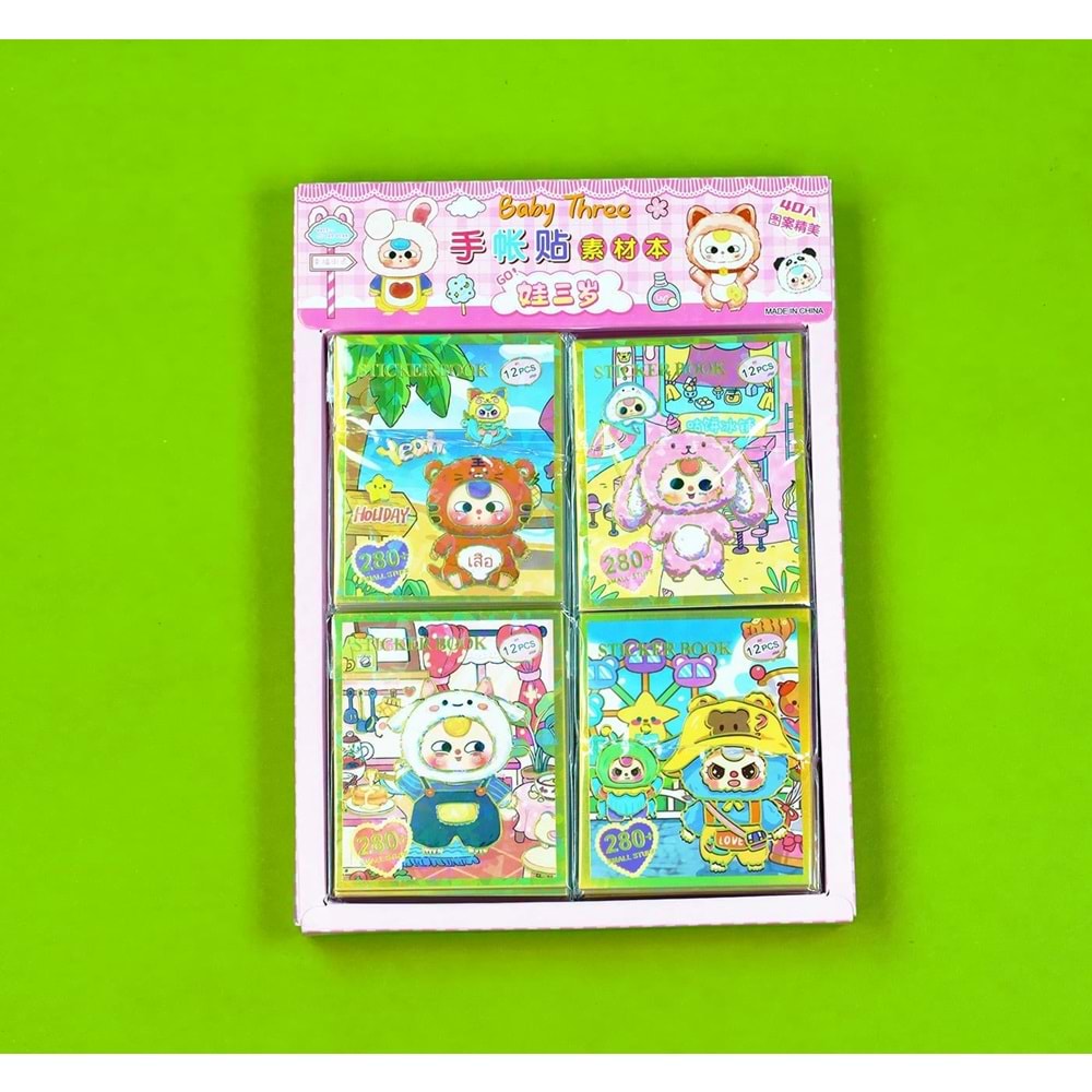 Bam Sticker Defteri 12 Sayfa