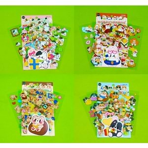 Bam Ayıcık Desenli Sticker 6 Yaprak