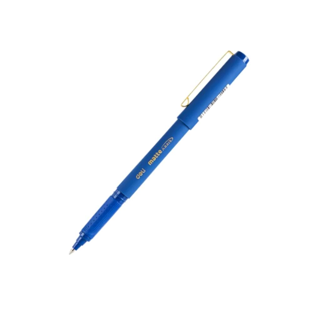 Deli Matte Jel Kalem 0.7 mm Mavi