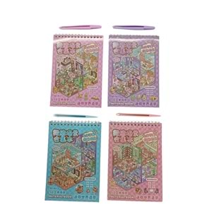 Lilamor Minyatür Sahne Sticker Defteri