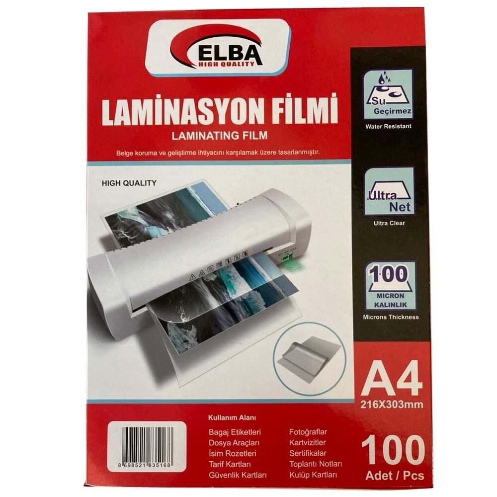 Elba Laminasyon Filmi A4 100 Lü