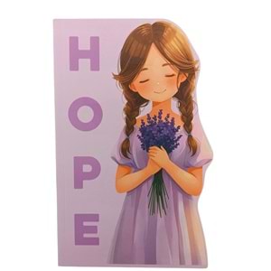 Lilamor Şekilli Defter Çiçek Serisi 112 Sayfa-Düz-12,5x19,5 cm