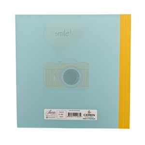 Lilamor Kare Defter 15x15 cm 144 Sayfa Düz