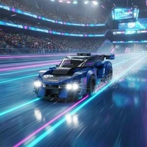 CaDa Gece Flaşı Spor Araba 162 Parça Blok Oyuncak C55051W