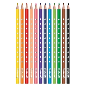 Pelikan Silverino Üçgen Kuru Boya Kalemi 12 Li