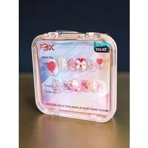 Desenli Takma Tırnak 12 Li FCX-82 (ASORTİ)