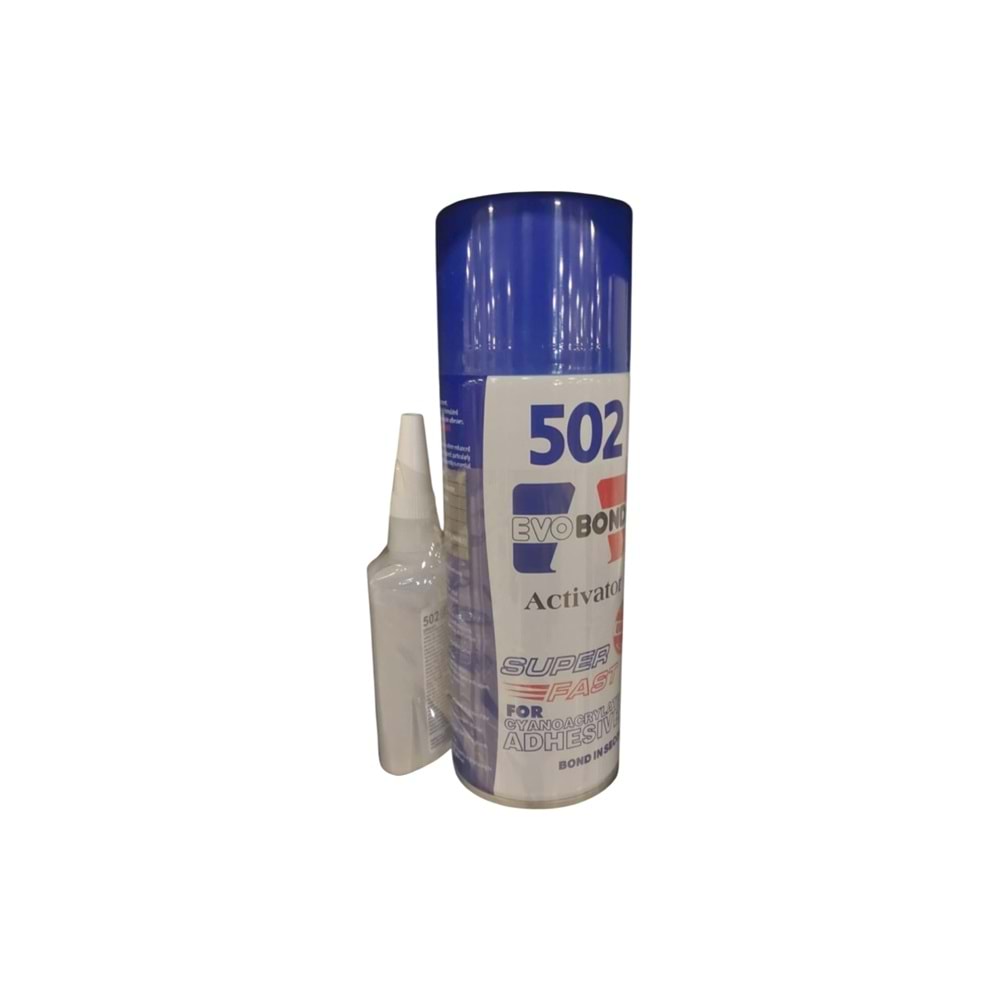 Evobond Japon Yapıştırıcı 50 gr. + Sprey Aktivatör 200 ml.