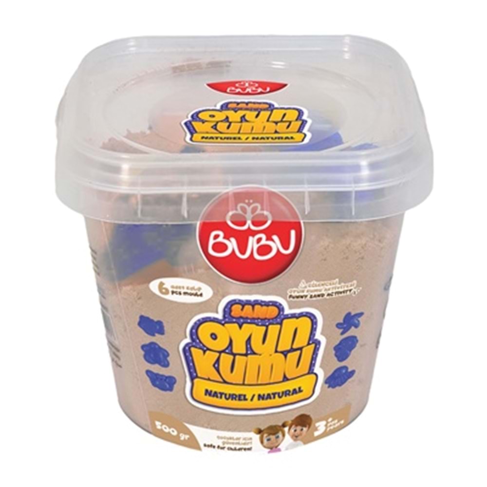 Bu-Bu Oyun Kumu Kova 500 gr Naturel