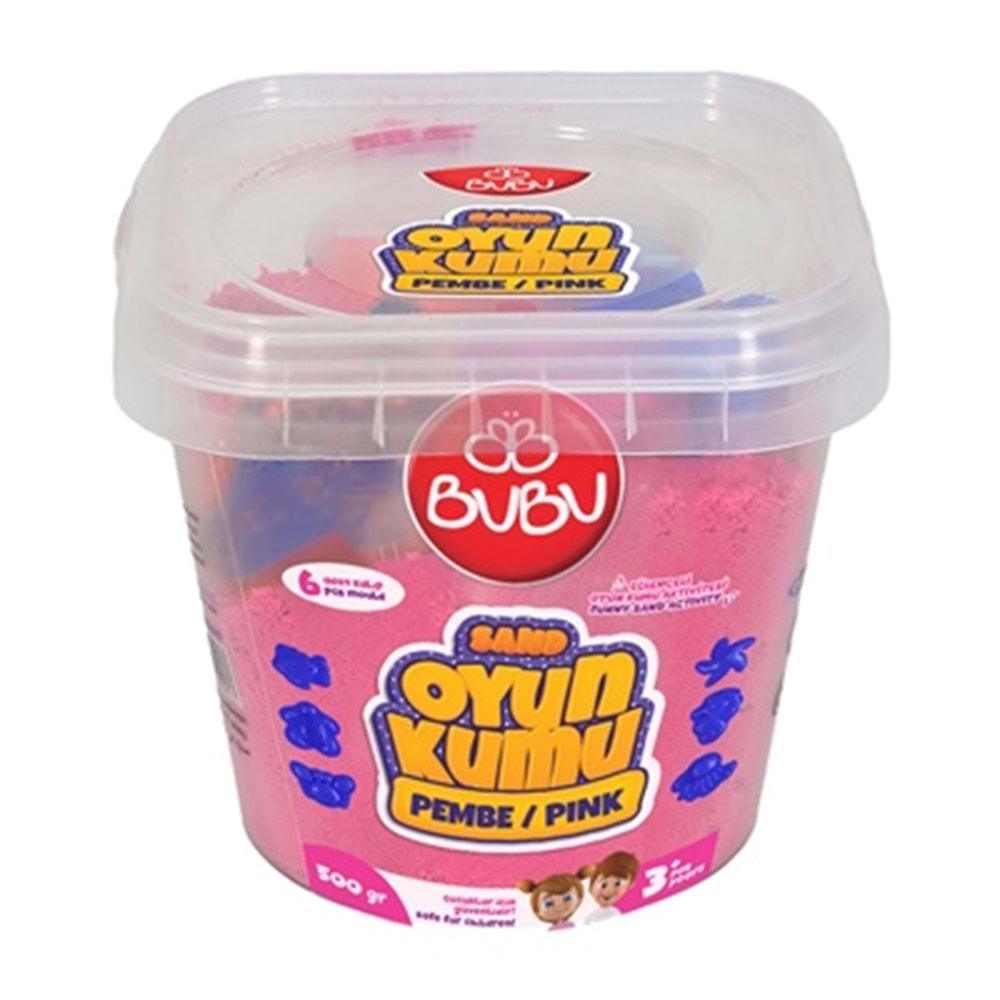 Bu-Bu Oyun Kumu Kova 500 gr Pembe