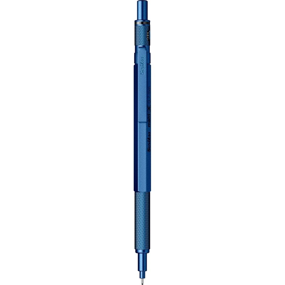 Scrikss Matri-x Mekanik Versatil Kalem 0.7 mm Metalik Mavi