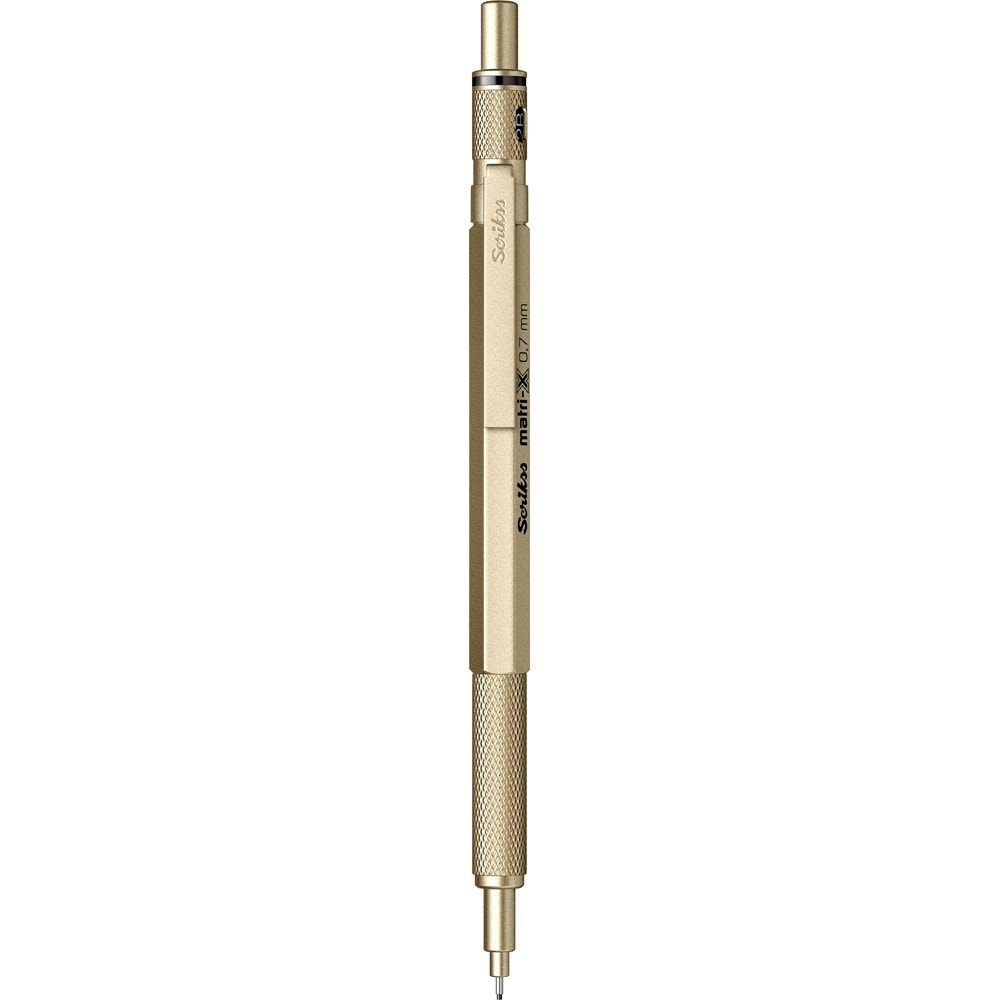 Scrikss Matri-x Mekanik Versatil Kalem 0.7 mm Metalik Açık Altın