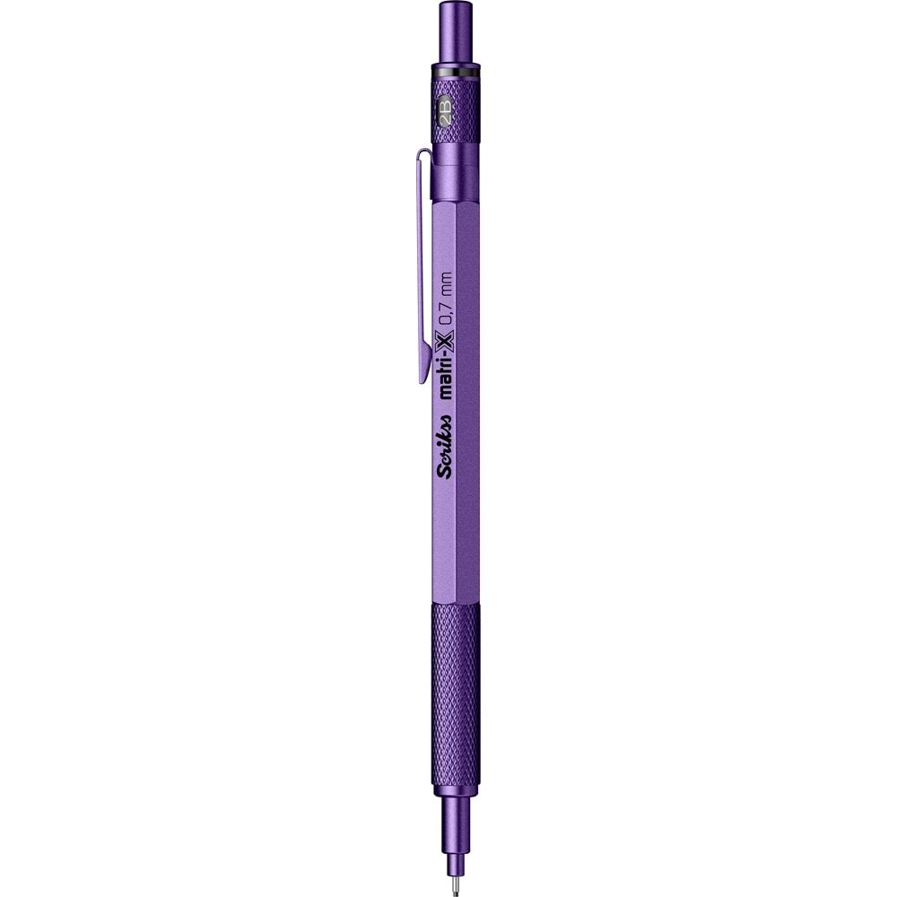 Scrikss Matri-x Mekanik Versatil Kalem 0.7 mm Metalik Mor
