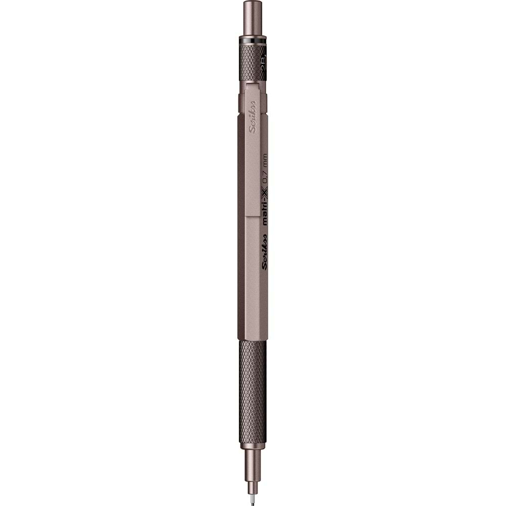 Scrikss Matri-x Mekanik Versatil Kalem 0.7 mm Metalik Gri