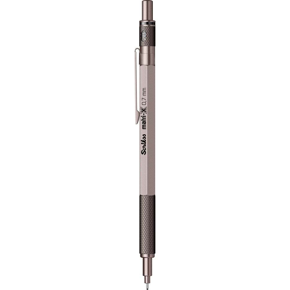 Scrikss Matri-x Mekanik Versatil Kalem 0.7 mm Metalik Gri