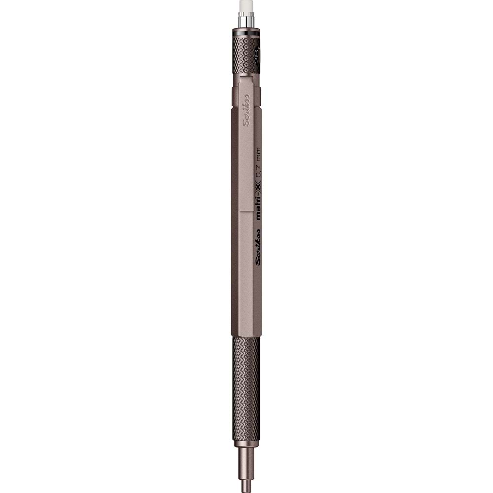 Scrikss Matri-x Mekanik Versatil Kalem 0.7 mm Metalik Gri
