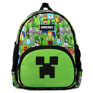 Minecraft Logo Baskı Detaylı Suni Deri Anaokulu Çantası 26601