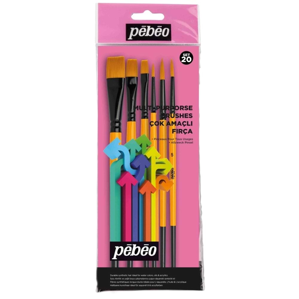 Pebeo Fırça Seti 6 Lı Set-20