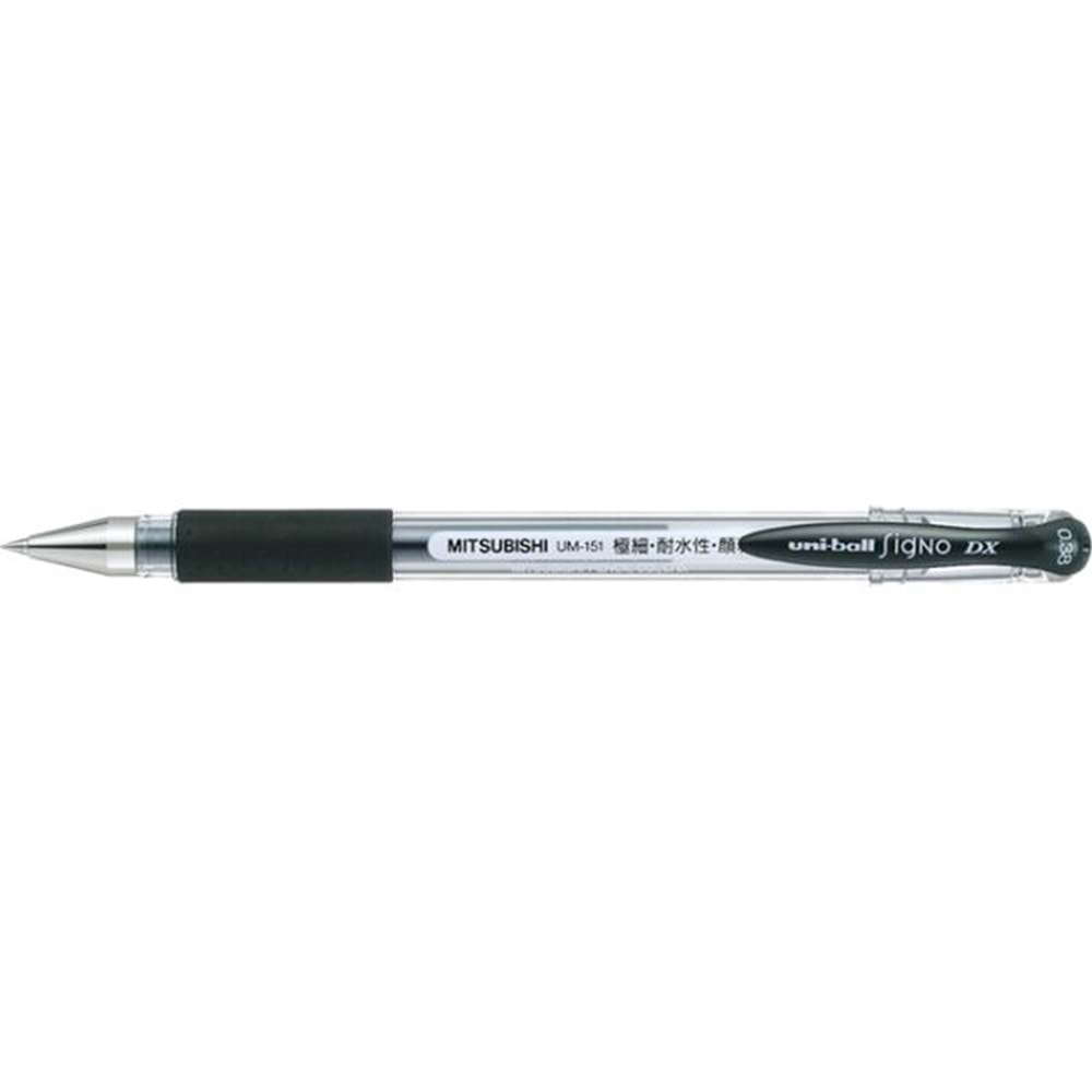 Uniball Signo Needle 0.38 İğne Uçlu Jel Kalem Siyah