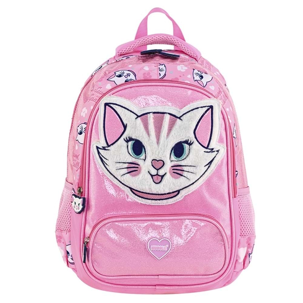 Muggle Pink Sweet Cat Okul Çantası MU-9613