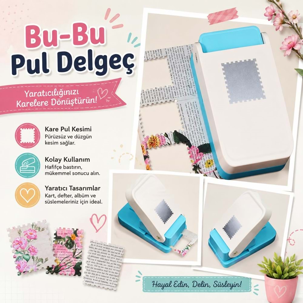 Bu-Bu Pul Delgeç 31,7x38,1 mm