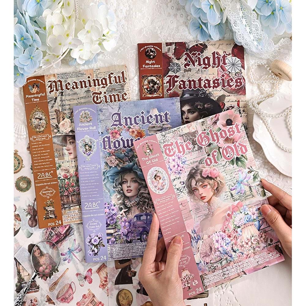 Meaningful Time Sticker Defteri 24 Sayfa